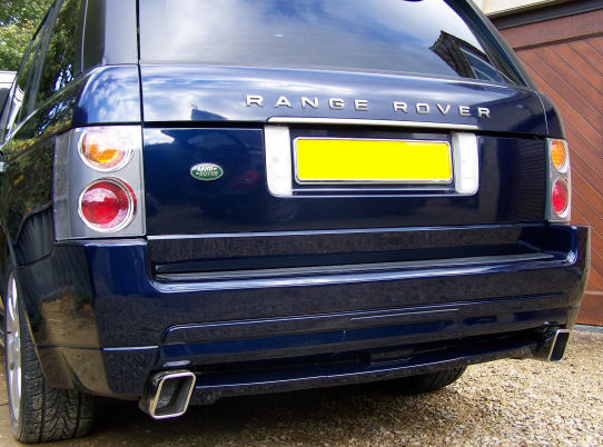 Range Rover L322 HSX Style rear bumper ( 2002-2010 ) with HST Ex - Click Image to Close